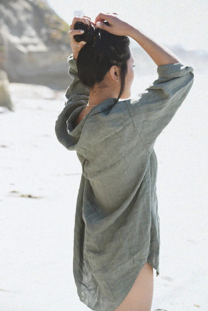 The Ultimate Oversized Faded Linen Shirt