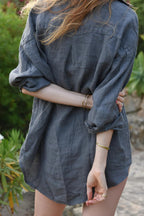 The Ultimate Oversized Faded Linen Shirt