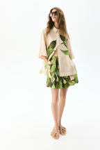 Patterned Pull-on Shorts