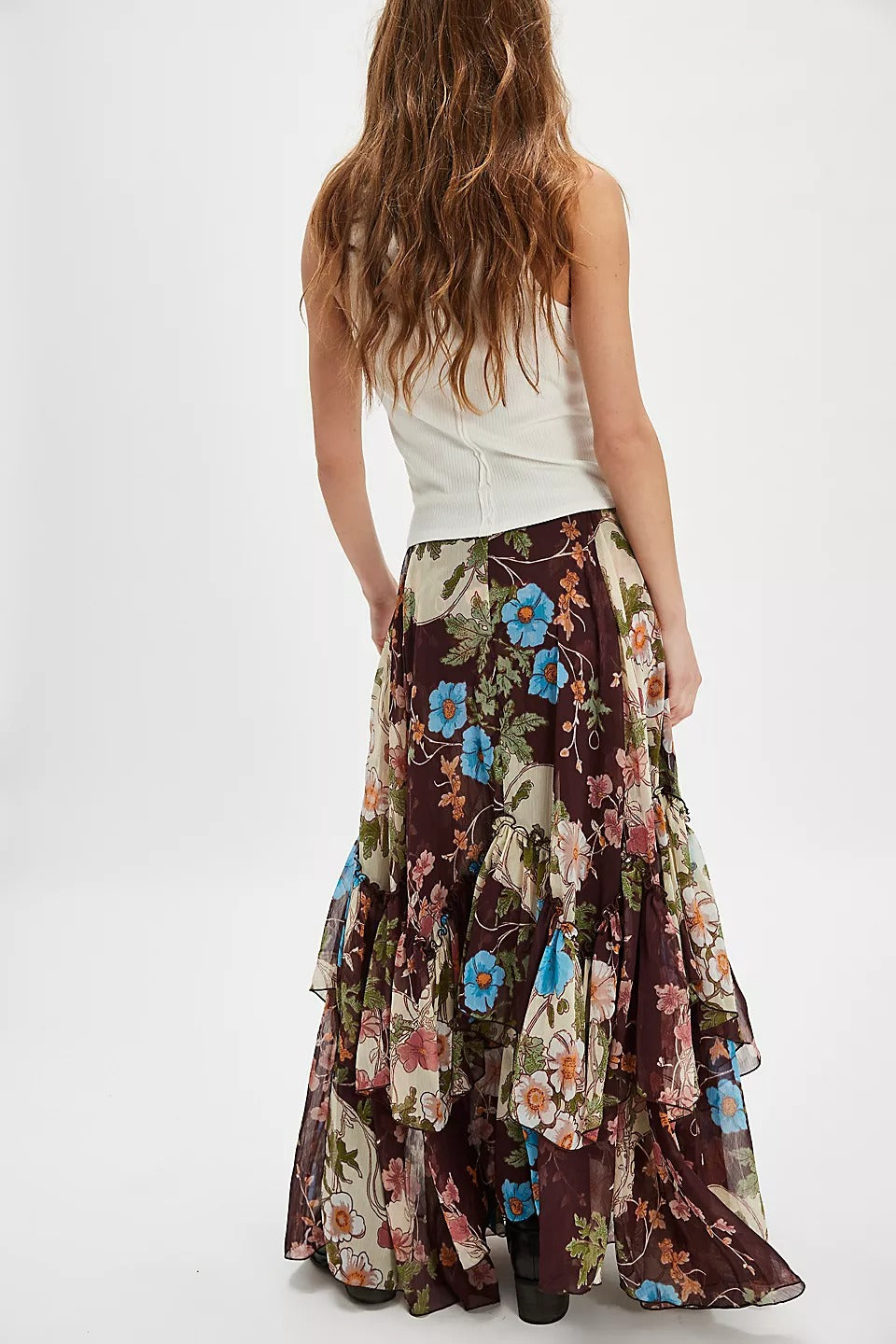 Palermo Villa Chiffon Maxi Skirt