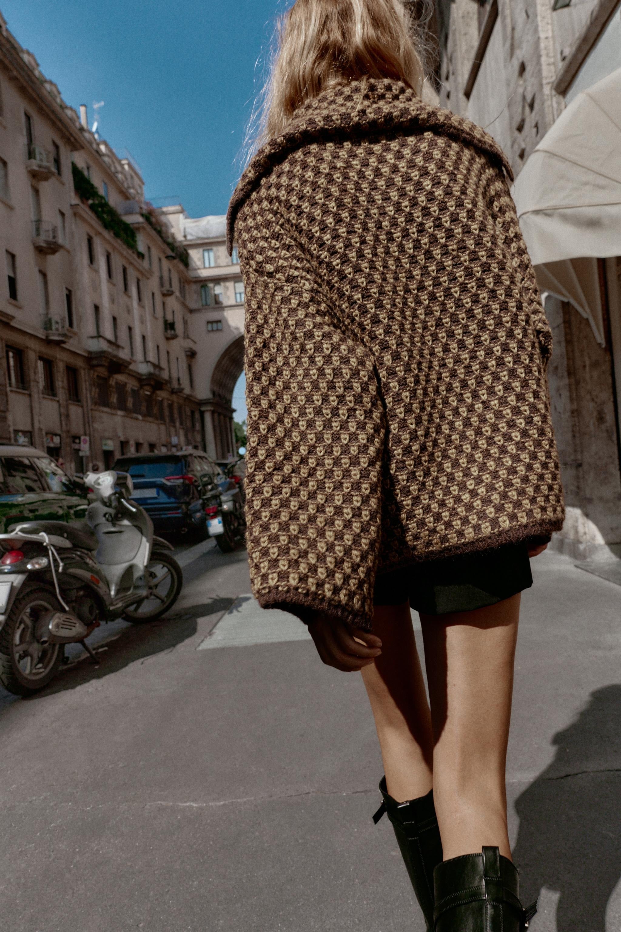 OVERSIZED KNIT JACKET in Bloomington