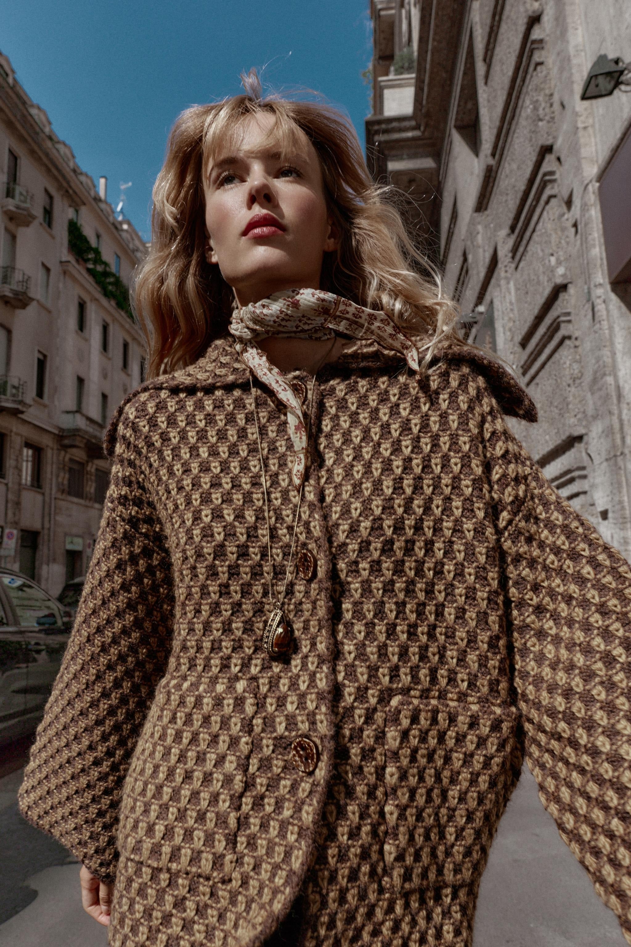 OVERSIZED KNIT JACKET in Bloomington