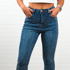 Rhinestone Flair bottom Jeans