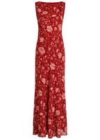 Prescott Floral-Print Chiffon Maxi Dress
