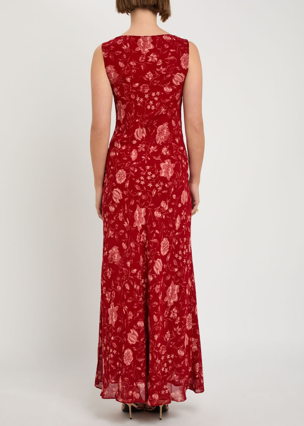 Prescott Floral-Print Chiffon Maxi Dress