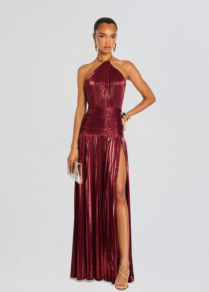 Thalia Dress - Burgundy