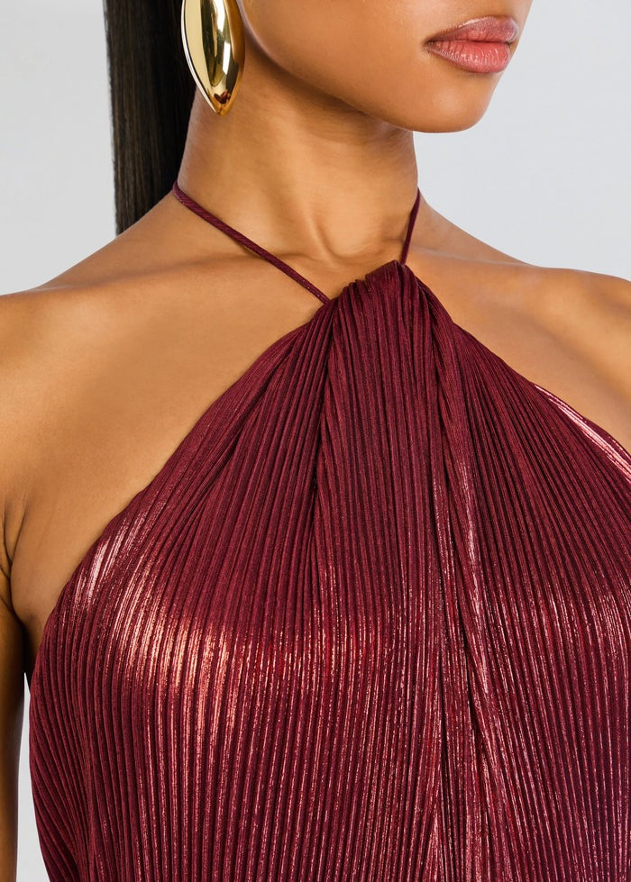 Thalia Dress - Burgundy