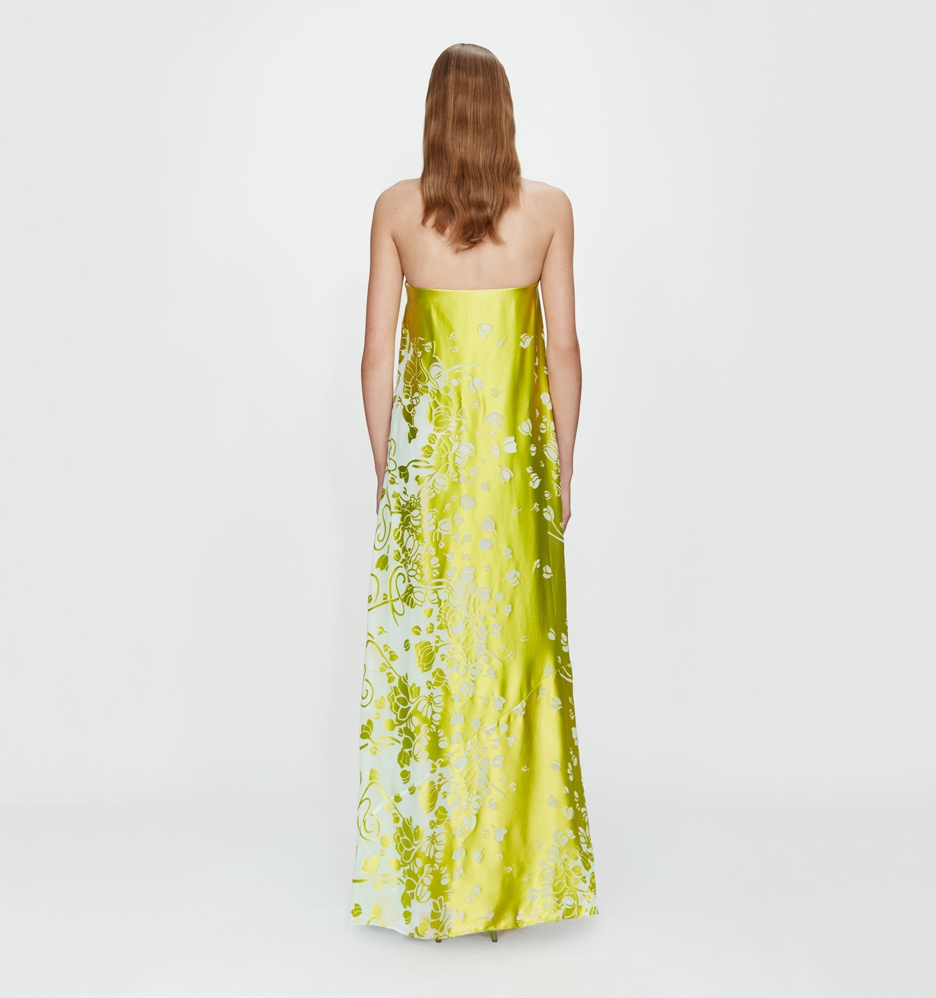 Burnout Strapless Dress