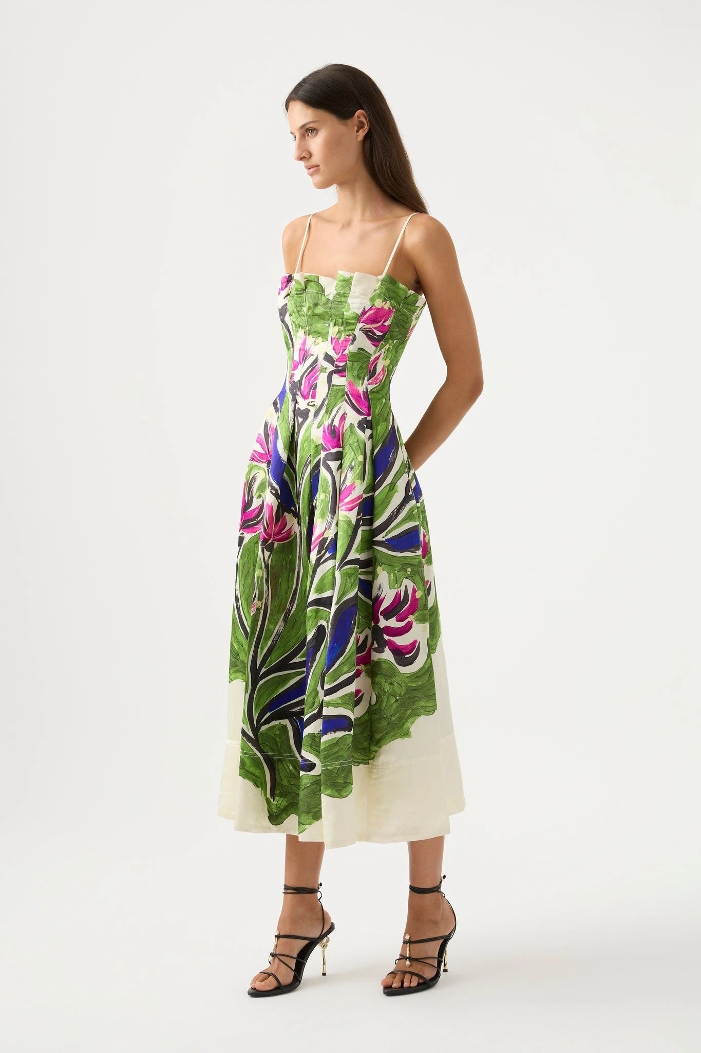 Paradiso Cinched Midi Dress