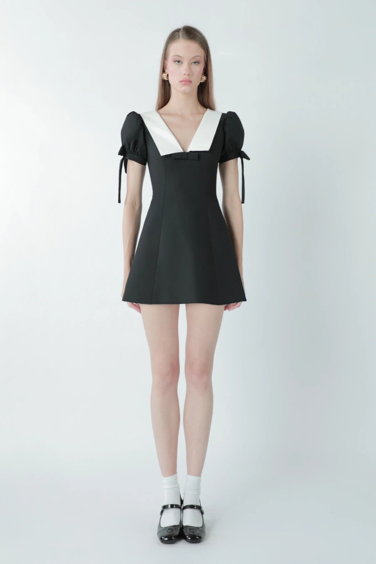 Classic Bow Mini Dress