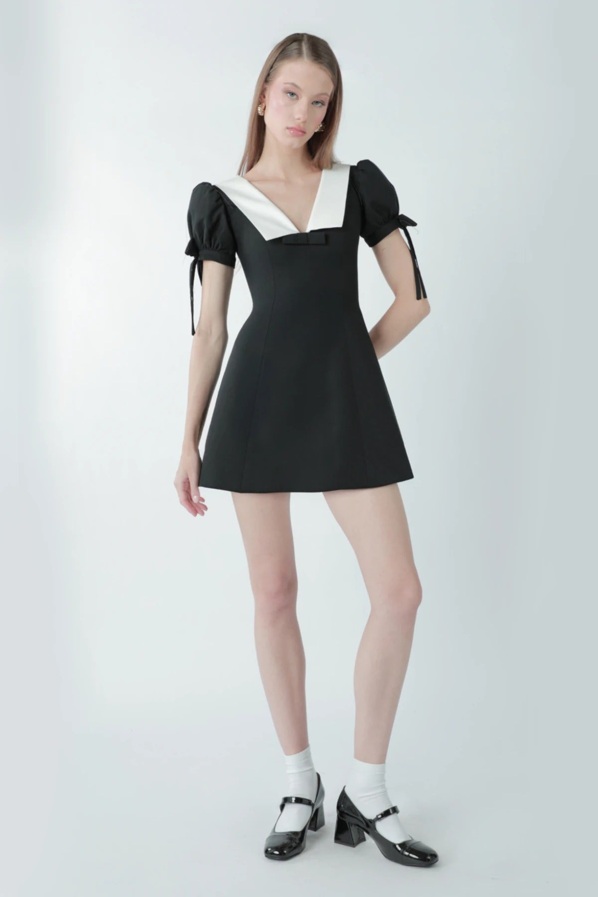 Classic Bow Mini Dress