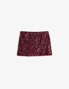 Sequinned Mini Skirt