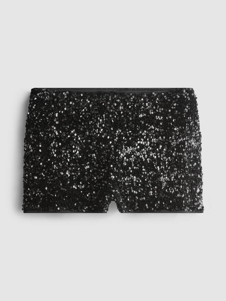 Sequin Mini Shorts