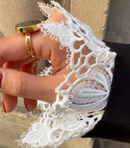 Asymmetric Lace Patchwork Blazer