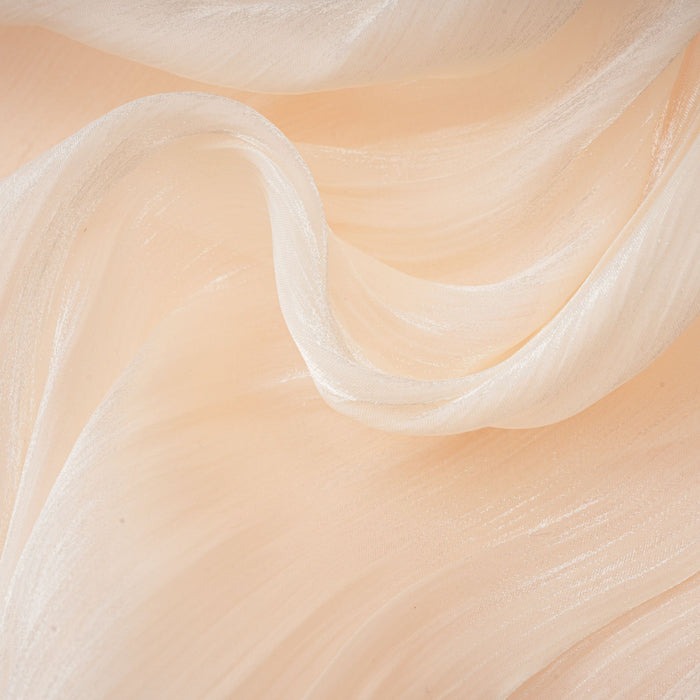 Neutral Fully Pleated Ruffled Mini Dress