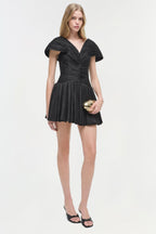Avarie Plisse Mini Dress