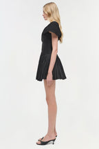 Avarie Plisse Mini Dress