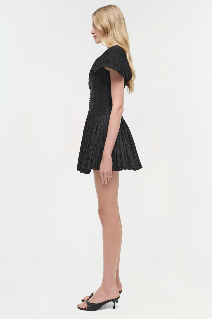 Avarie Plisse Mini Dress