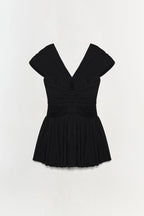 Avarie Plisse Mini Dress