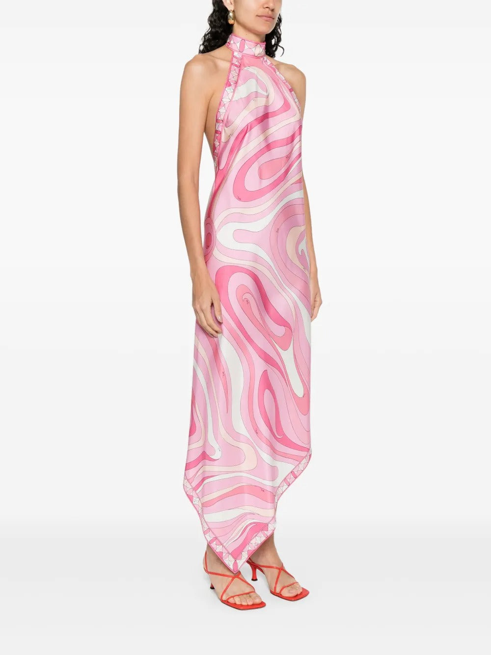 Geo Print Maxi Dress