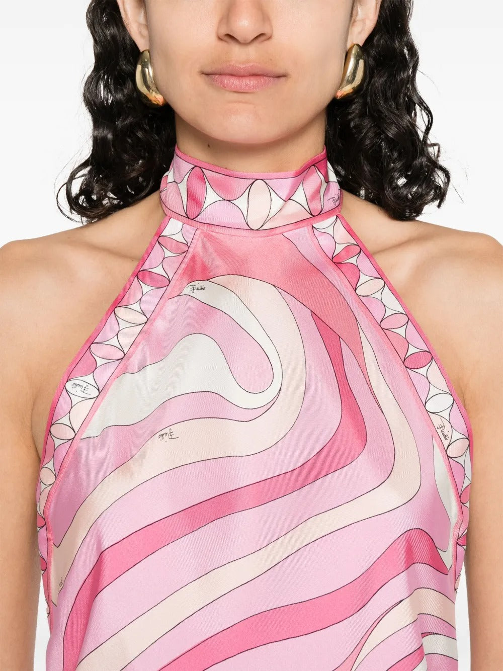 Geo Print Maxi Dress