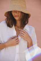 The Ultimate Oversized Faded Linen Shirt