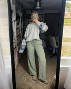 Patchwork Sleeves Hoodie