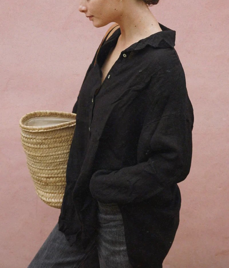 The Ultimate Oversized Faded Linen Shirt