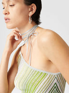 One-shoulder Sequin Set