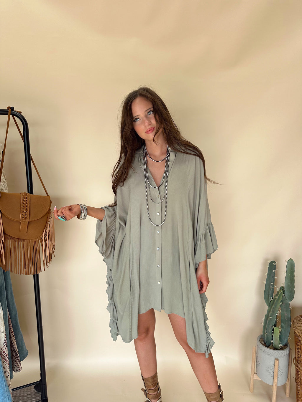 New Olive Tunic