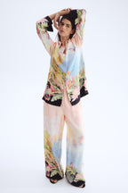 Printed Pull-On Pants