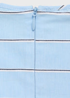 Striped cotton blouse