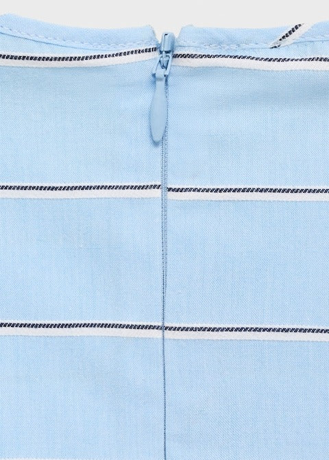 Striped cotton blouse