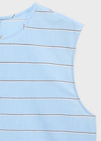 Striped cotton blouse