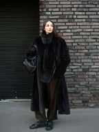 Turtleneck Furry Fur Sleeveless Waistcoats