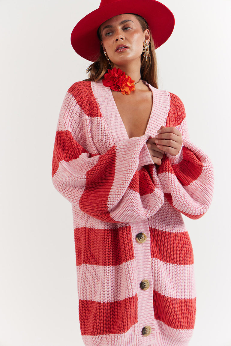 Candy Steripe Cardigan
