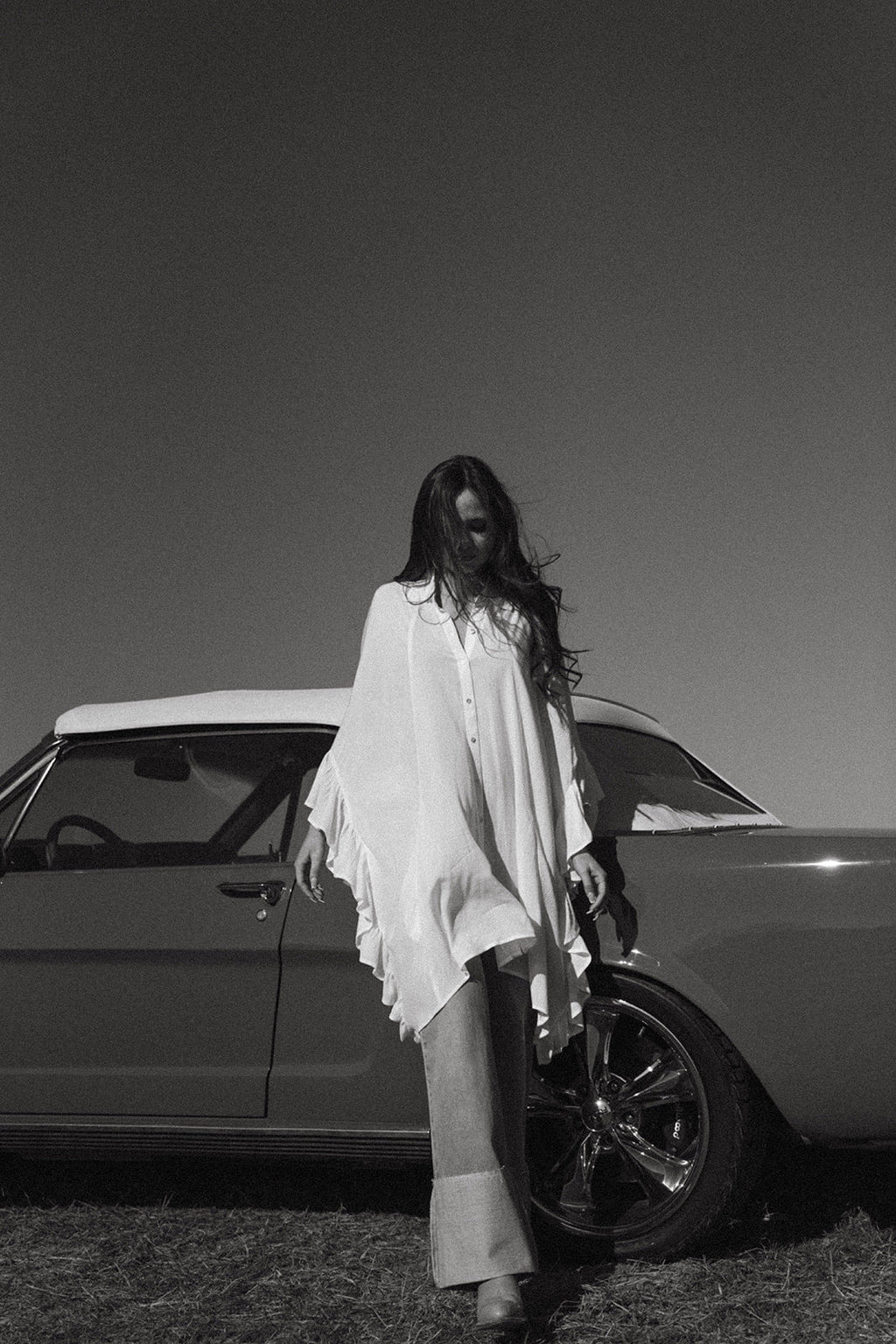 White Tunic Shirt Top