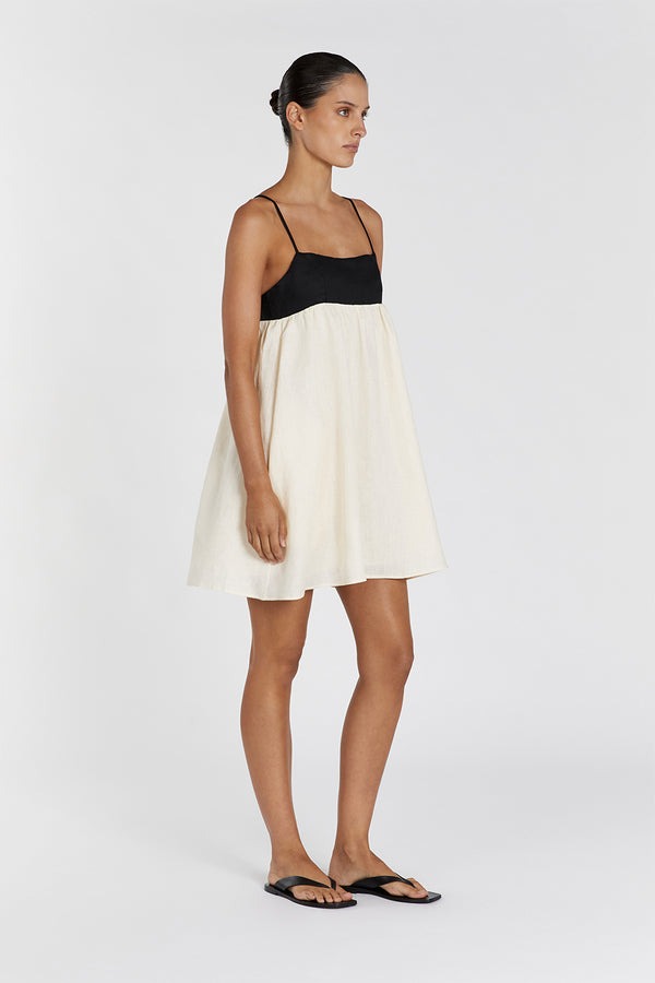 Classic Linen Mini Dress