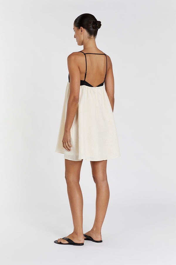 Classic Linen Mini Dress