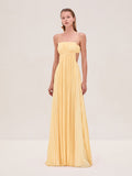 Elegant Pleated Maxi Dress