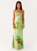 Darcy Maxi Dress - Green Floral