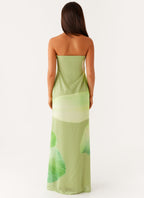 Darcy Maxi Dress - Green Floral