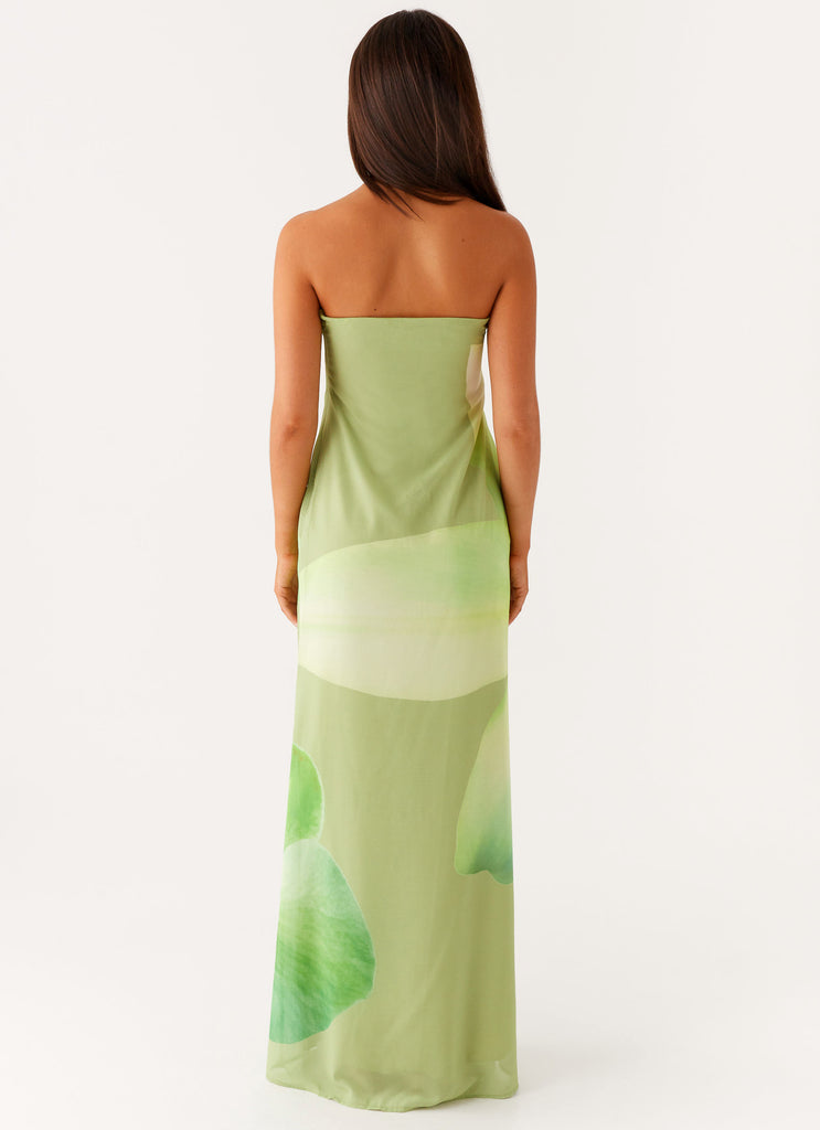 Darcy Maxi Dress - Green Floral