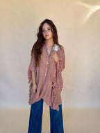 Mauve Tunic Shirt Top