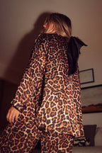 Cozy Oversized Pajama- Leopard