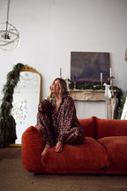Cozy Oversized Pajama- Leopard