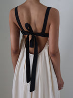 Amelia Cotton Pleat Maxi Dress