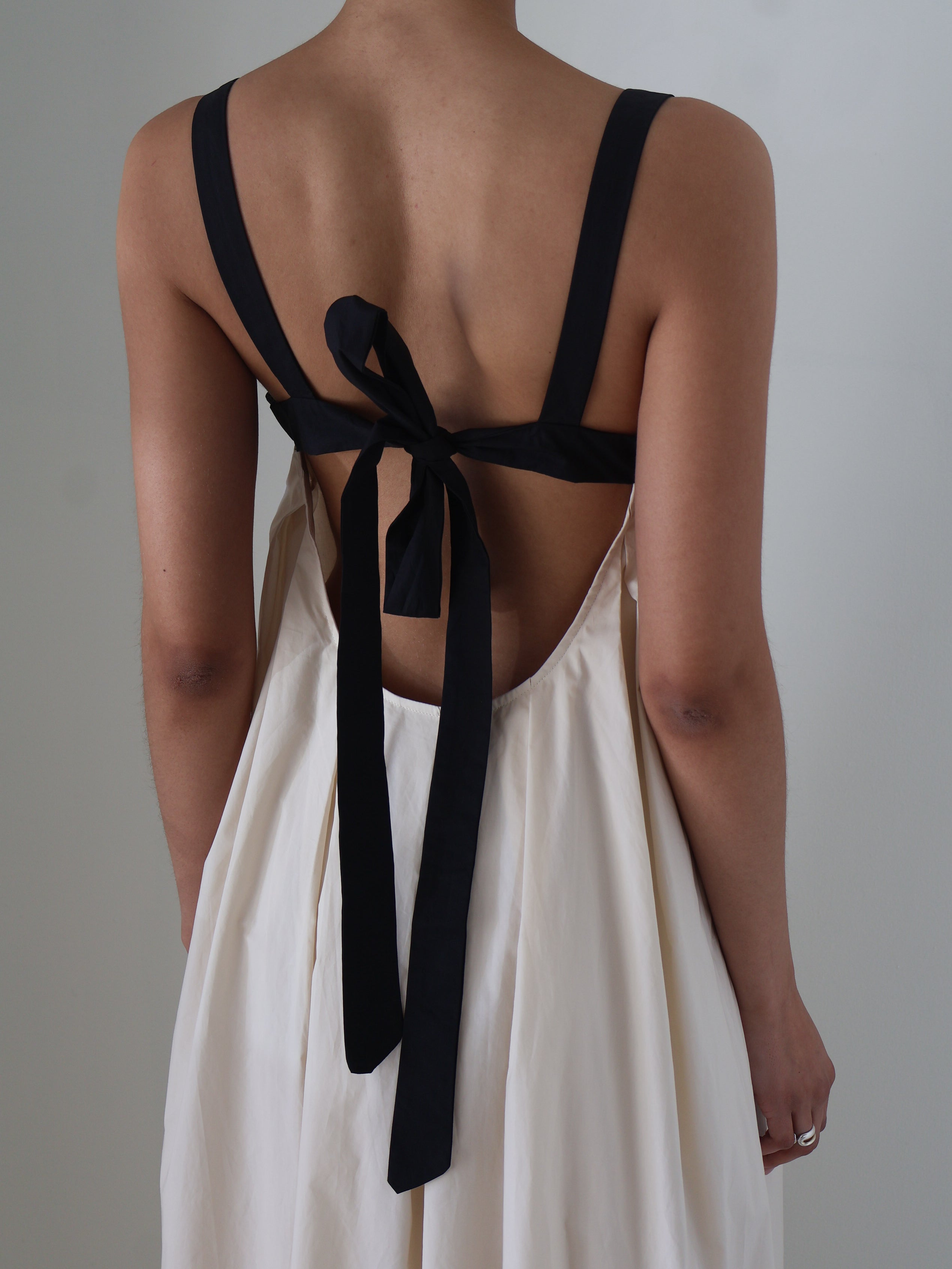 Amelia Cotton Pleat Maxi Dress