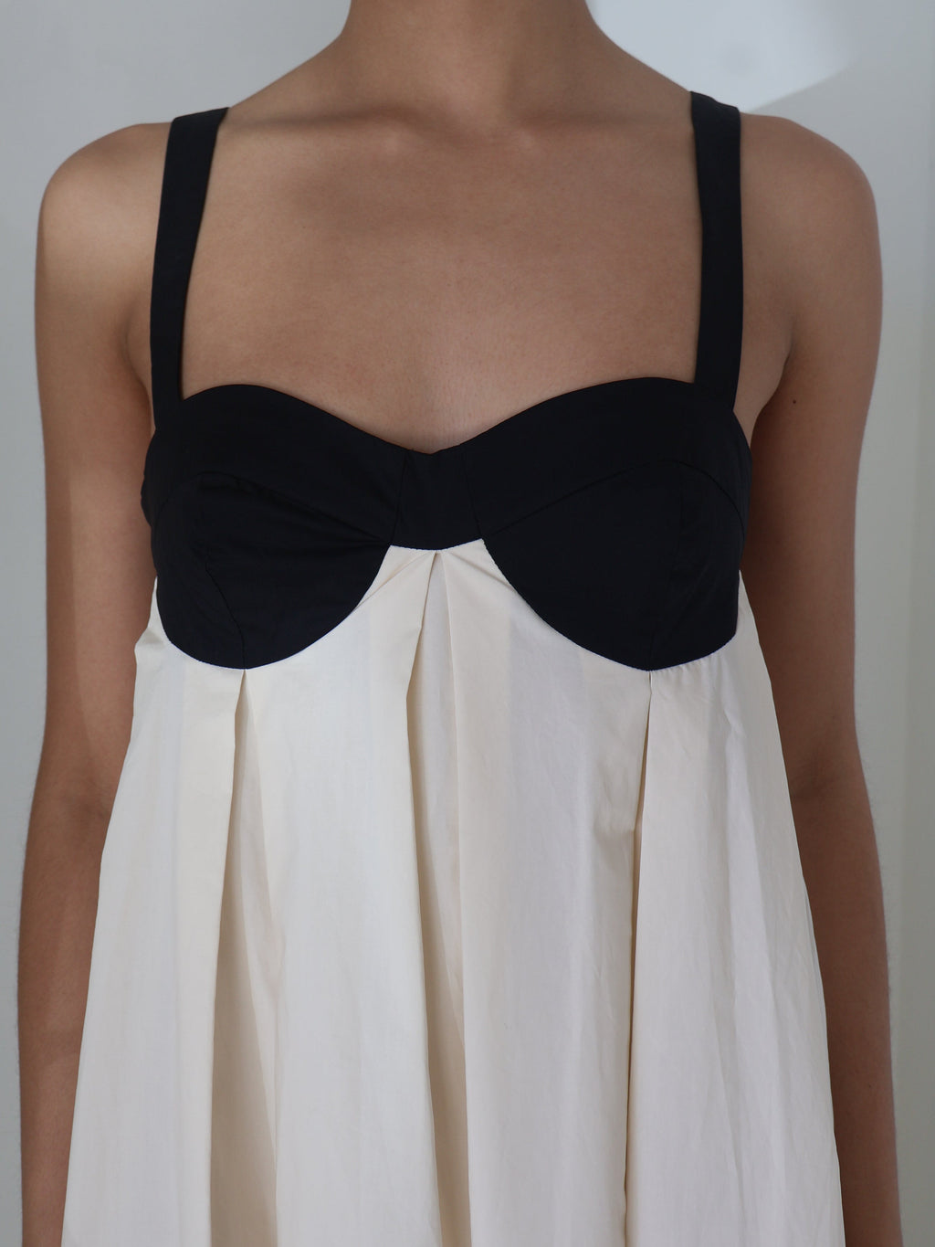 Amelia Cotton Pleat Maxi Dress