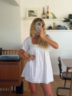 Soft Lace Mini Dress